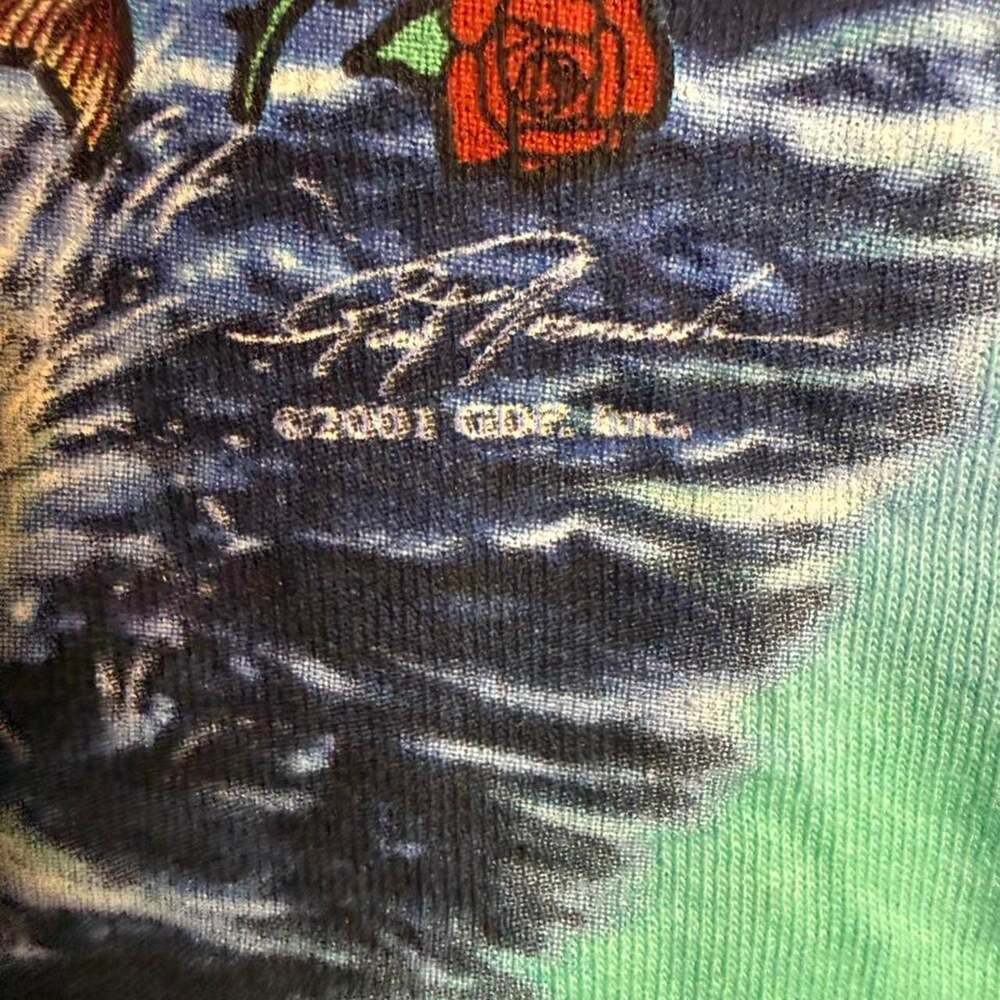 Liquid Blue Grateful Dead Ship of Fools Tie-Dye T-Shirt - Picture 3 of 6